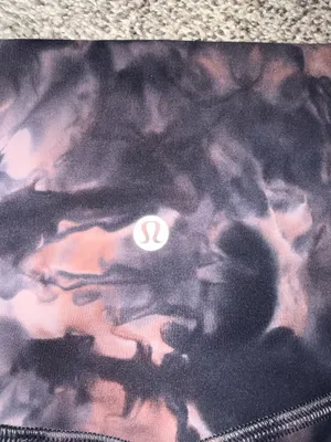 Lululemon Align High-Rise Pant 25" Diamond Dye Graphite Grey Pink Pastel thumbnail 3