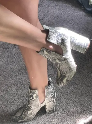 Steve Madden Snake Skin Booties thumbnail 2