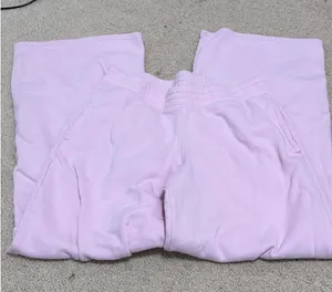 pink wide leg Hollister sweatpants thumbnail 1