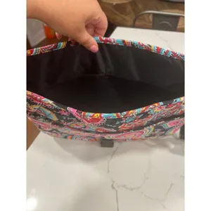 Vera Bradley On The Go Crossbody Messenger Tote‎ Parisian Paisley Laptop Tablet thumbnail 6