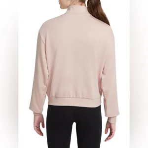 Nike Sportswear Femme Quarter-Zip Sweater Size Medium in Pink/Gold thumbnail 3