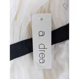 a. drea Cream Strapless Tulle Mini Cocktail Dress NWT Size Small thumbnail 7