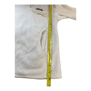 Patagonia Women's Cream Fleece Pullover Snap‎ Button Sweater Cozy Warm thumbnail 7