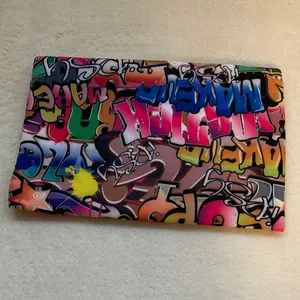 ipsy Multicolor Graffiti Cosmetic Bag thumbnail 2