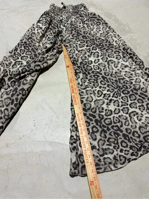 Donna Donna Leopard Print Wide-Leg Pants Italy thumbnail 5