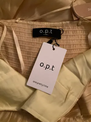o.p.t. Few Moda Yellow XS East Tiered Midi Dress thumbnail 10