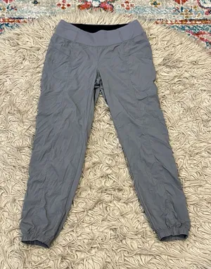 PrAna gray nylon pants size small thumbnail 1