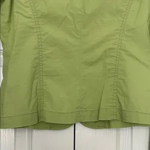 Plugg Light Green Cotton Blazer with Bow Pocket Accents thumbnail 12