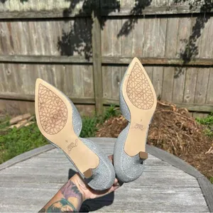 Jewel Badgley Mischka Dotty Glitter D'orsay Kitten Heel‎ size 6 thumbnail 8