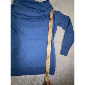 Women's L.L.Bean Cozy Pullover M Reg Blue Size M thumbnail 7