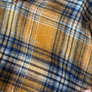 Altar'd State V neck Mustard colored blouse with blue detailing. Size small thumbnail 4