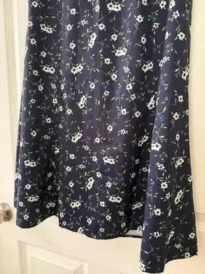 Allegra K Floral Midi Skirt thumbnail 8