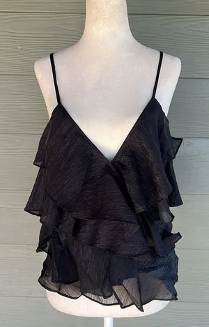 Rumored “Tango” Tank in Black Shimmer Size L thumbnail 1