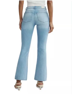 DL1961 Bridget High Rise Instasculpt™ Bootcut Crop Jeans in Prairie - Size 28 thumbnail 2
