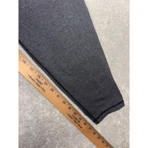 Lululemon double waistband slim tapered leg pants dark gray medium womens *flaw thumbnail 8