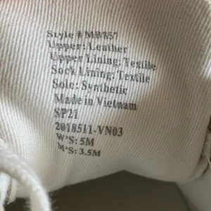 NWT Madewell Kickoff Trainer Sneakers Antique Cream Multi Size 5M thumbnail 10