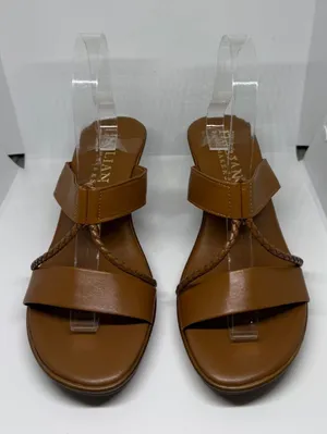 Italian Shoemakers Brown Wedge Sandals thumbnail 1