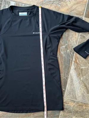 Columbia Omni-Wick Black Long Sleeve Base Layer Shirt Crew Neck Women’s Medium M thumbnail 8
