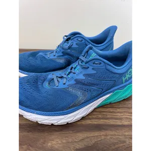 Hoka One One Arahi 5 Womens 8.5 Blue Teal Stability Running Shoes 1115010 thumbnail 2