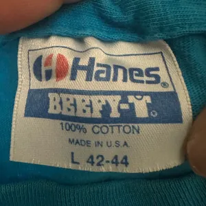 Vintage Hanes T-Shirt Single Stitch Large 42-44 thumbnail 3