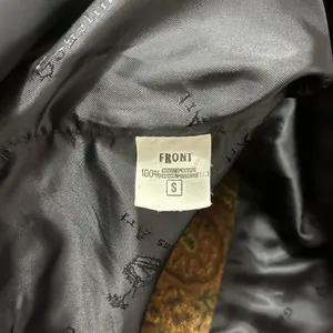 VTG Gobelins Art Creations Brussels Brown Tapestry Waistcoat Vest Sz S Brocade thumbnail 3