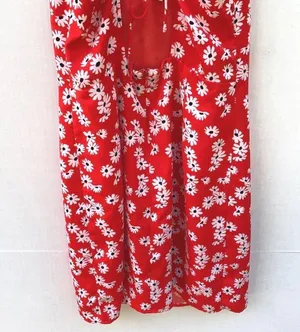 BriDGE Womens medium red Sleeveless Floral strappy spring sleeveless sun dress thumbnail 6