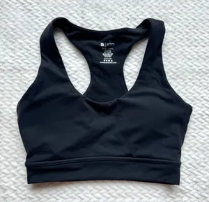 Buffbunny Collection Racerback Sports Bra XS Black Padded Wireless Active thumbnail 1