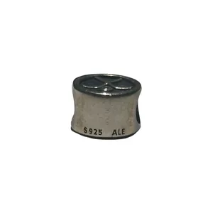 Pandora Sterling Silver Ice Hockey Puck Charm 791203CZ thumbnail 4