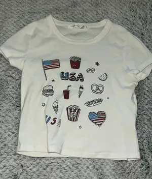 Altard State Graphic Tee Cropped USA thumbnail 1