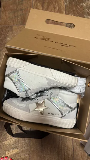 Vintage Havana Metallic High Top Sneakers thumbnail 4