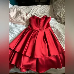 hoco dress Red Size 12 thumbnail 2