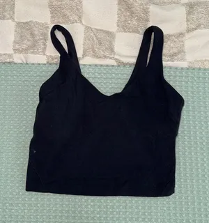 Lululemon Align Tank Top Black Size 8 Yoga Bralette Nulu Workout Top thumbnail 1