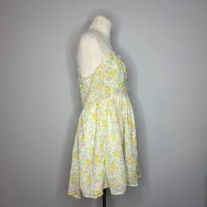 Asos - Lace Trim Button Up Cami Sundress in Ditsy Floral Print thumbnail 4