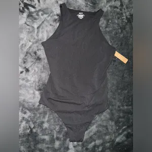 Skims Fits Everybody High Neck Bodysuit in Onyx Size Small New with tag thumbnail 11
