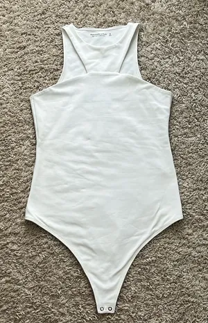 Abercrombie White Bodysuit thumbnail 1