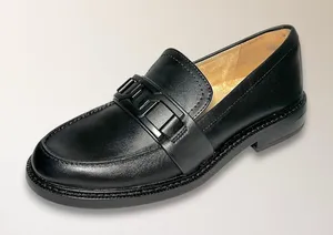 Rockport Harleen Loafer Womens 5M Black Leather Slip On Comfort‎ Dress Shoes NWB thumbnail 1