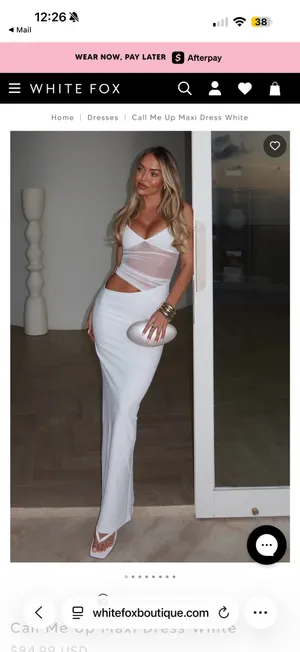 White Fox Boutique White Dress thumbnail 2