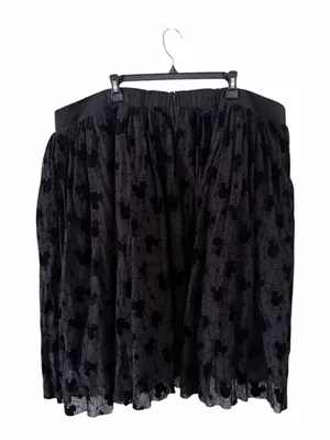 Disney Parks Her Universe Flocked Mickey Mouse Spiderweb Midi Skirt Size 3X thumbnail 3