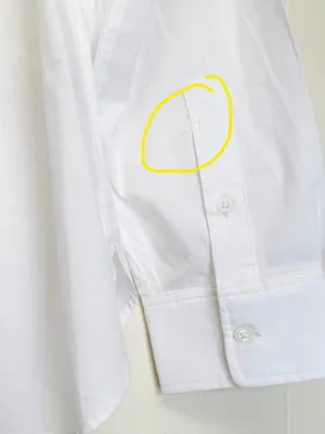 NWT J. CREW Jules Ruffle Collar Shirt Cotton Poplin White thumbnail 9