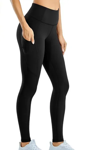 CRZ Yoga Running Black Leggings thumbnail 1