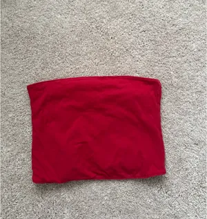 Red Tube Top Hollister Floral thumbnail 3