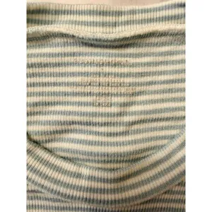 Summersalt Blue and White Striped Pajama Set Women's sz. S thumbnail 5