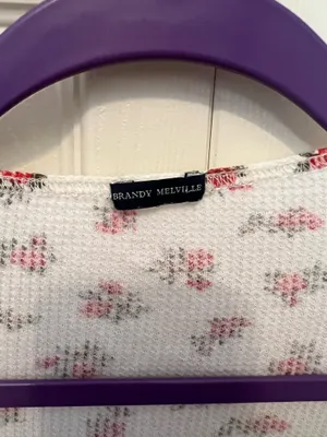 Brandy Melville Wrap Top Long Sleeve thumbnail 3
