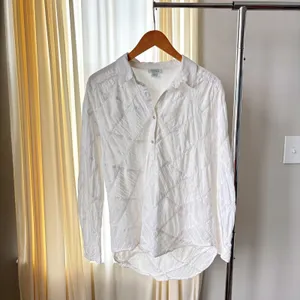 Sundance Stowe Top Small Patchwork White Cotton Flowy Coastal Cottage Boho Beach thumbnail 10
