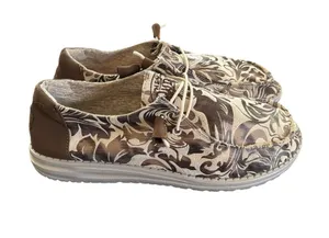Hey Dude Women's Wendy Tartan Ranch Sand Shoes Size 11 Slip On Casual thumbnail 1