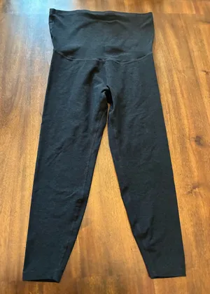 Beyond Yoga Beyond The Bump Mayernity Leggings XL Black Love The Bump thumbnail 1