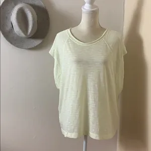 nwt // free people halo cap sleeve tee thumbnail 2