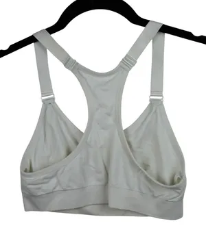 Puma Sports Bra Women Small White Racerback Adjustable Straps Athleisure thumbnail 1