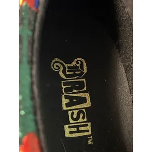 Floral Embroidered Slip-On Sneakers‎ Platform Shoes Colorful Casual Loafers S-40 thumbnail 5