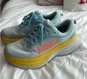 Light blue hoka bondi thumbnail 1